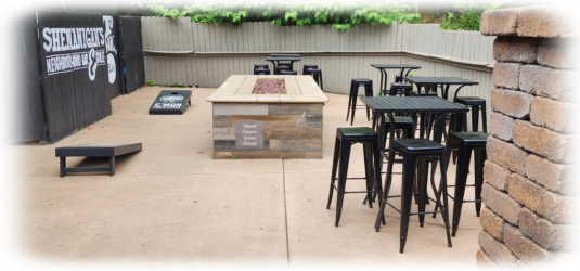 Shenanigans outdoor patio
